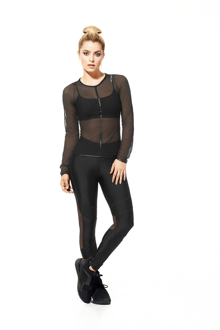 black leggings storage sizes strong with openwork babalú.the